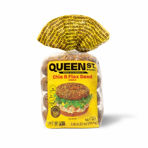 Queen Street Bakery Chia & Flax Seed Bagels