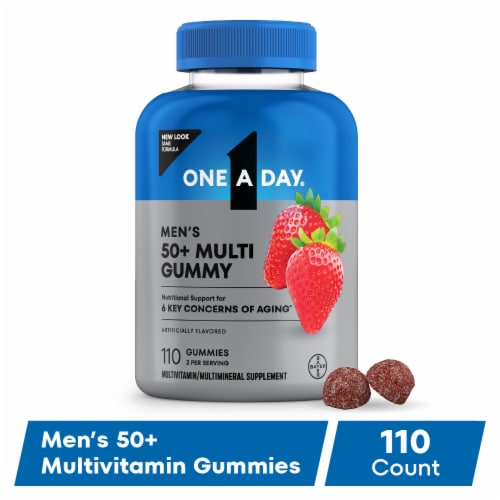 One A Day 50+ Vitamins for Men Gummies, Healthy Muscle Function & Immune Support