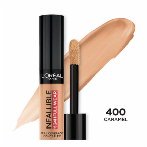 L'Oreal Paris Infallible Concealer Full Wear Full Coverage Waterproof 400 Caramel