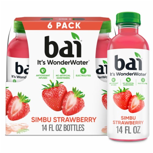 Bai Simbu Strawberry Antioxidant Infused Water Beverage Bottles