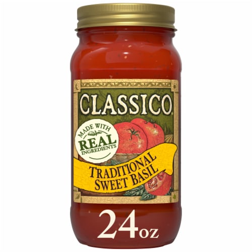 Classico Traditional Sweet Basil Spaghetti Pasta Sauce
