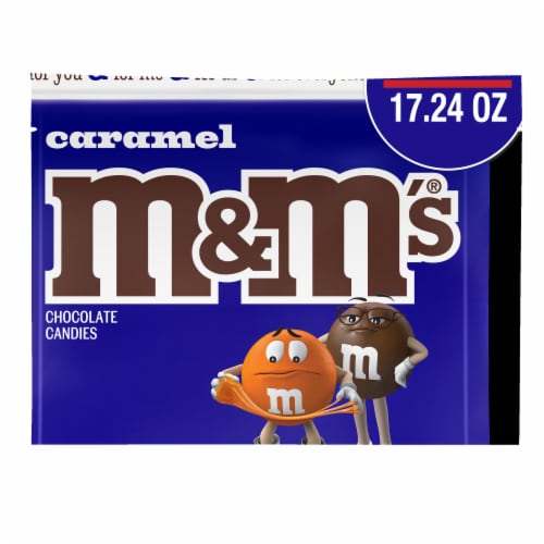 M&M'S Caramel Milk Chocolate Candy, Family Size Bag