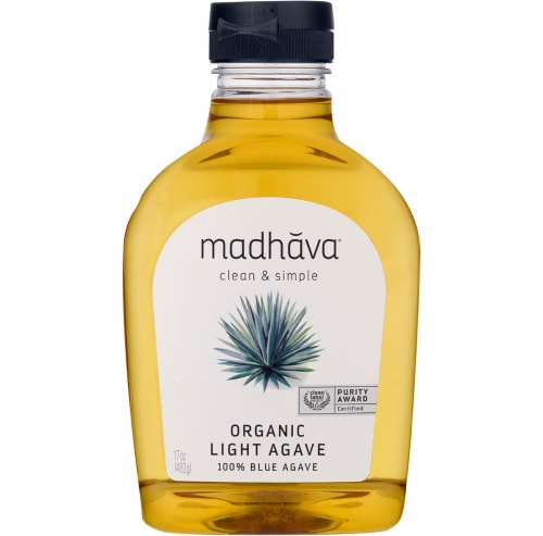 Madhava Organic Light Blue Agave Nectar