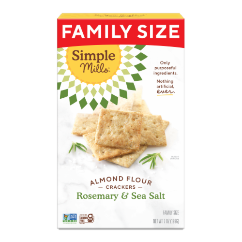 Simple Mills® Rosemary and Sea Salt Almond Flour Crackers