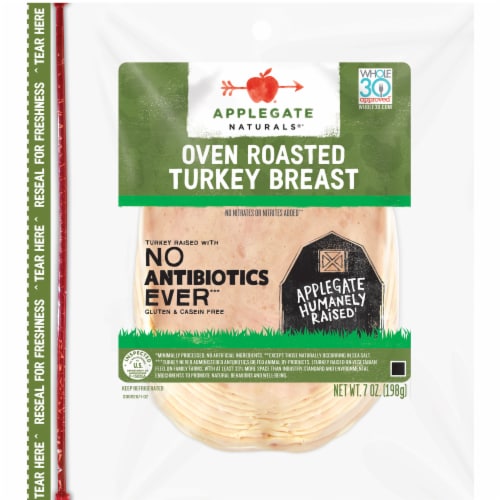 Applegate Naturals ® Oven Roasted Turkey Breast Sliced