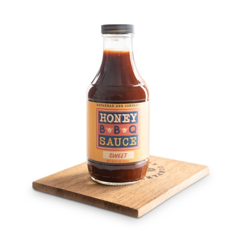 SAVANNAH BEE COMPANY HONEY BBQ SAUCE MUSTARD NET 16 FL OZ (453g)