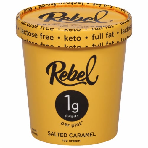 Rebel Keto Salted Caramel Ice Cream Pint