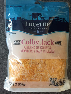 LUCERNE CHEESE COLBY JACK FINE SHRED