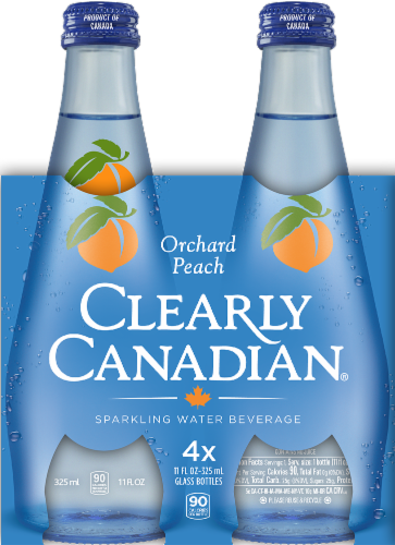 Clearly Canadian® Orchard Peach Flavored Sparkling Bottled Water