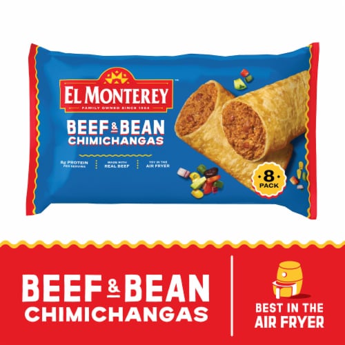 El Monterey® Family Size Beef & Bean Frozen Chimichangas