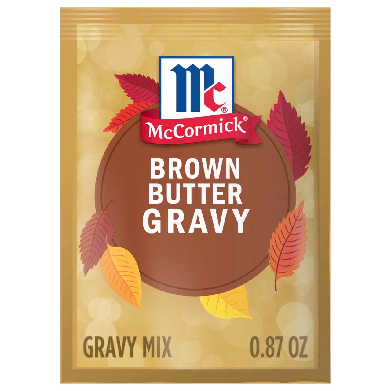 McCormick Brown Butter Gravy Seasoning Mix, 0.87 oz (6-Pack)