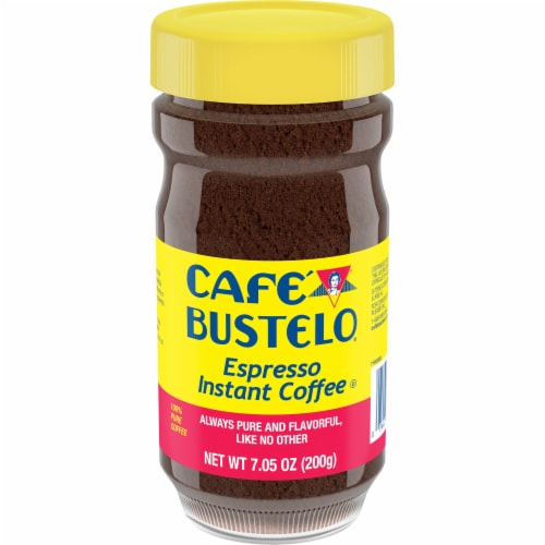 Café Bustelo, Espresso Style, Dark Roast Instant Coffee