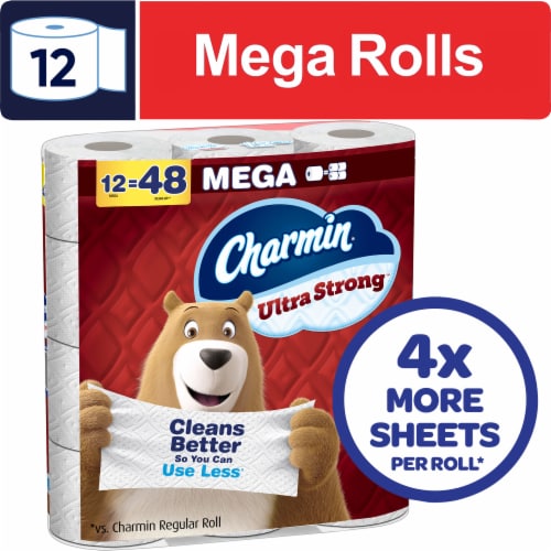 Charmin Ultra Strong Toilet Paper 12 Mega Rolls