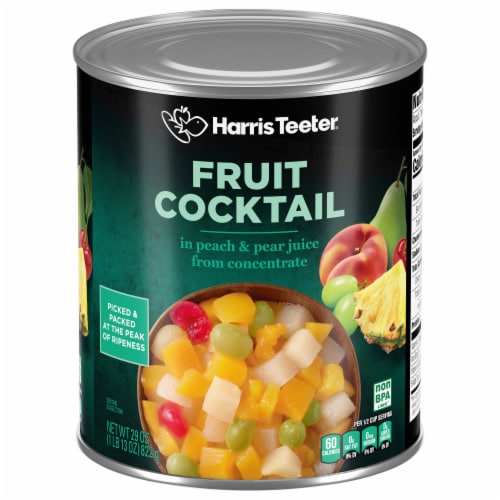 Harris Teeter® 100% Peach & Pear Juice Fruit Cocktail