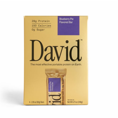 David Blueberry Pie Flavored Bar, 28g Protein