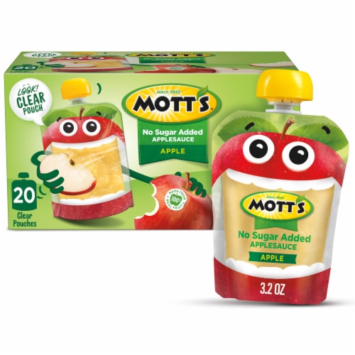 Mott's No Sugar Added Applesauce Pouches