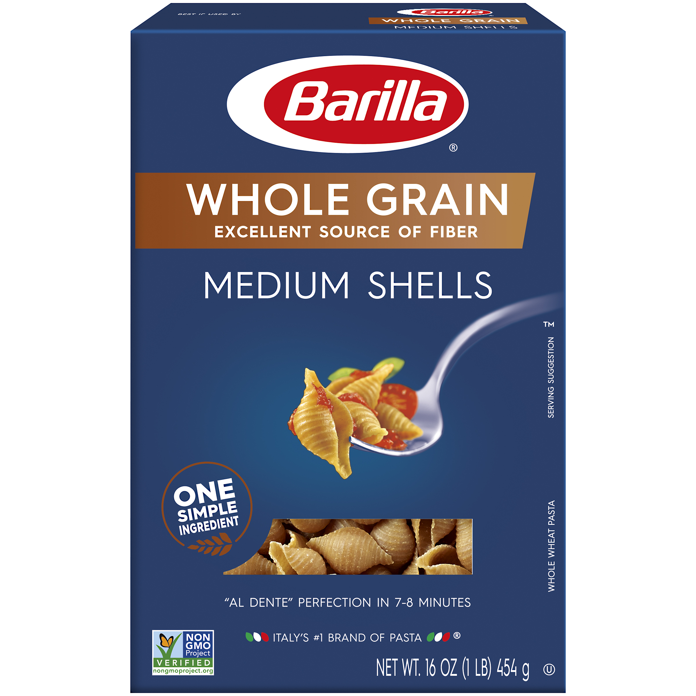 Barilla Medium Shells Whole Grain 16 oz