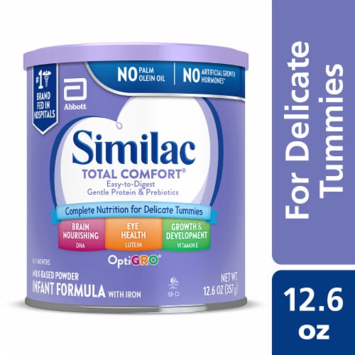 Similac Total Comfort Infant Formula, 12.6-oz Can