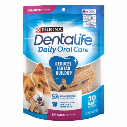 Purina Dentalife Daily Oral Care Chicken Flavor Small/Medium Breed Dog Dental Chews