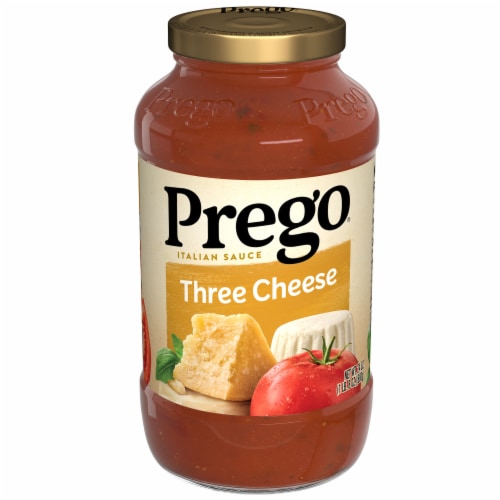 Prego Three Cheese Pasta Sauce 24 Oz Jar
