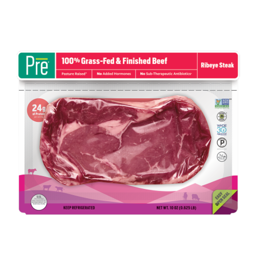 Pre® 100% Grass-Fed & Finished Beef Ribeye Steak