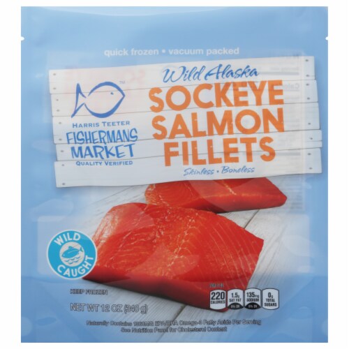 Harris Teeter™ Fishermans Market Wild Alaska Skinless Boneless Sockeye Salmon Fillets