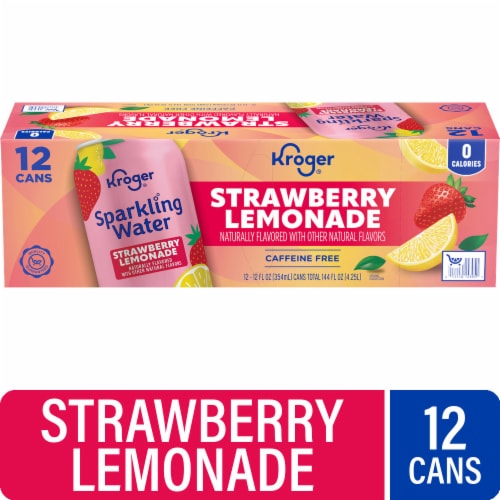 Kroger® Caffeine Free Strawberry Lemonade Sparkling Water