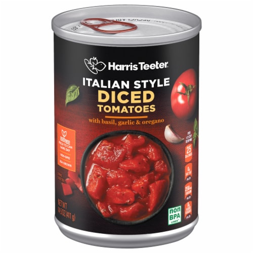 Harris Teeter™ Diced Tomatoes With Basil Garlic And Oregano