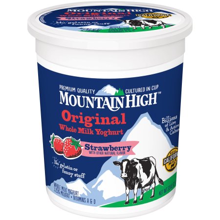 Mountain High Original Whole Milk Strawberry 32oz