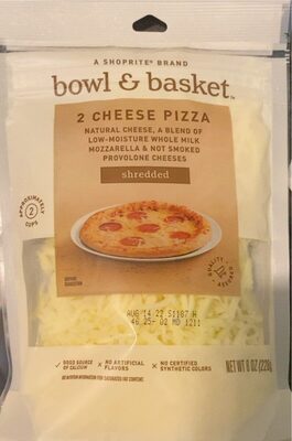 Bowl & Basket Shredded 2 Cheese Pizza 8oz