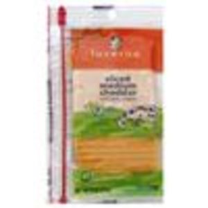 LUCERNE CHEESE NATURAL SLICED MEDIUM CHEDDAR 8 OZ