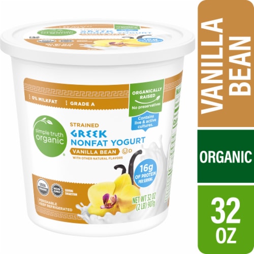 Simple Truth Organic® Vanilla Nonfat Greek Yogurt Tub