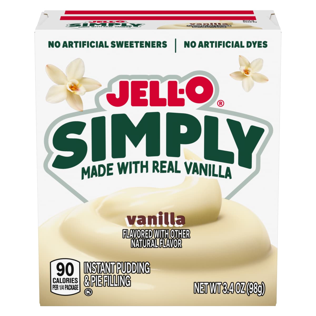 Simply Vanilla Flavored Instant Pudding & Pie Filling Mix