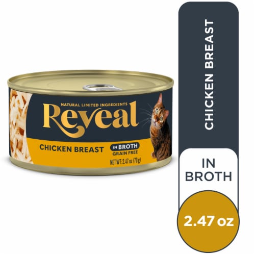 Reveal Cat Can 2.47oz Grain Free Chicken Breast