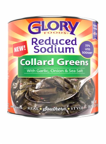 Glory Foods® Reduced Sodium Collard Greens With Garlic Onion & Sea Salt