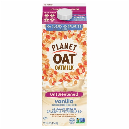 Planet Oat® Dairy Free Unsweetened Vanilla Oat Milk