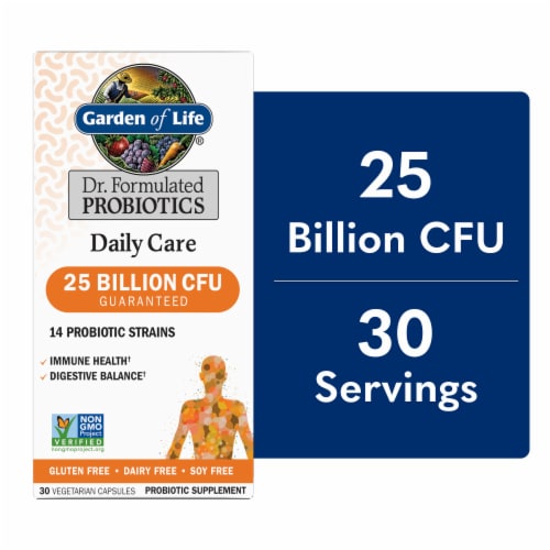 Garden of Life® Dr. Formulated Daily Care Probiotics Non-GMO Gluten-Free Capsules