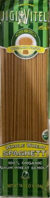 Luigi Vitelli Whole Wheat Organic Spaghetti