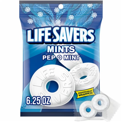 Life Savers Pep-O-Mint Breath Mints Hard Candy Bag