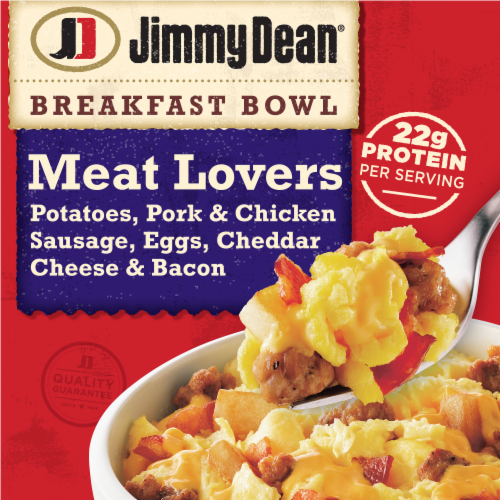 Jimmy Dean® Meat Lovers Frozen Breakfast Bowl
