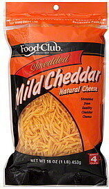 Food Club Shredded Cheddar Cheese