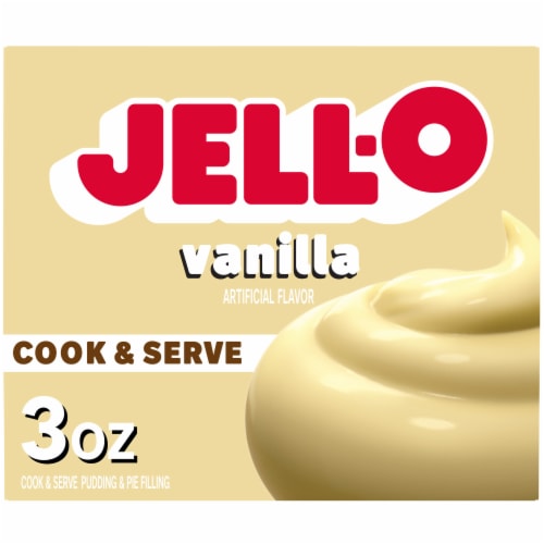 Jell-O Cook & Serve Vanilla Pudding & Pie Filling Mix, Box