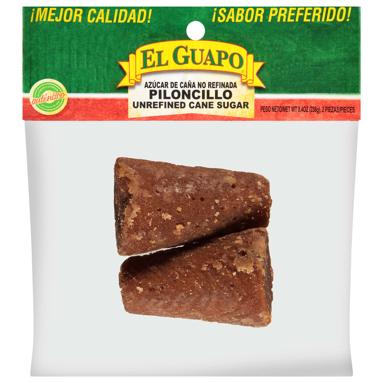 El Guapo Unrefined Cane Sugar (Piloncillo), 0.5 lb
