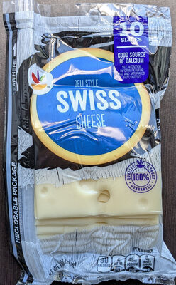 Ahold Swiss Cheese Deli Style Sliced