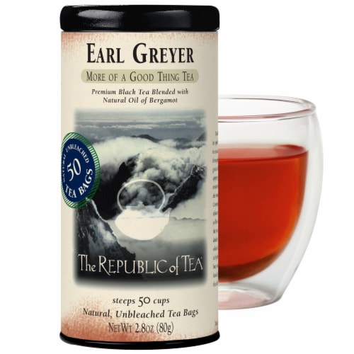 The Republic of Tea Earl Greyer Black Tea Bags