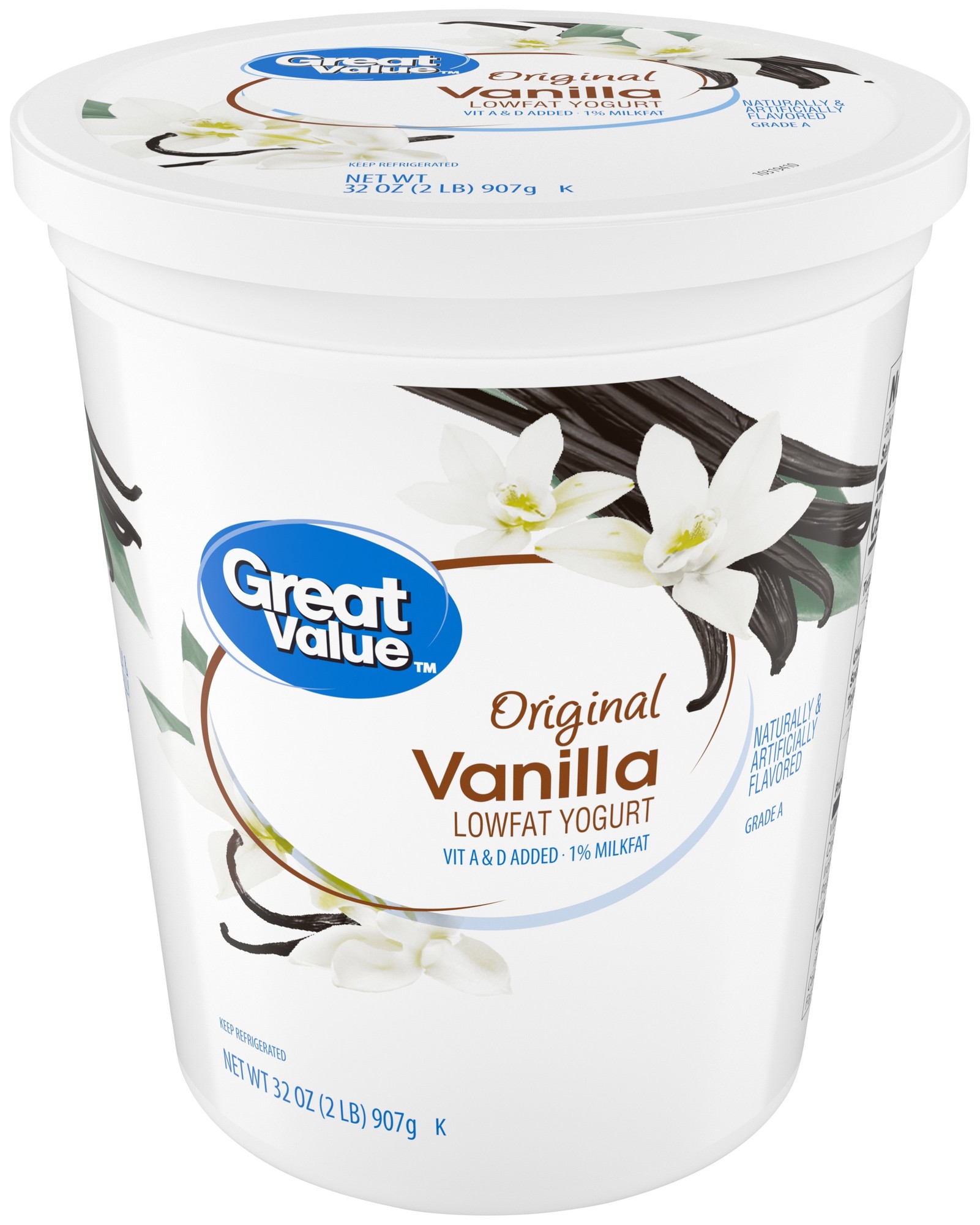 Great Value Yogurt Lowfat Vanilla