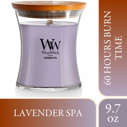 WoodWick® Lavender Spa Scented Medium Hourglass Candle