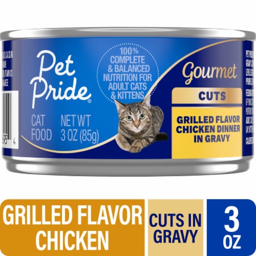 Pet Pride® All Life Stages Wet Cat Food Cuts Chicken Dinner in Gravy