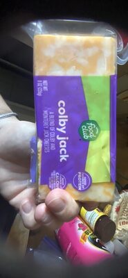 Food Club Colby Jack Natl Cheese bar 8oz