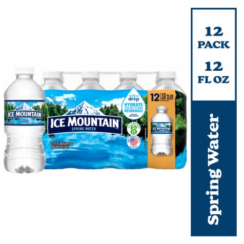 Ice Mountain 100% Natural Spring Bottled Water